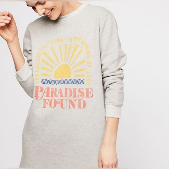 DAYDREAMER For Free People Paradise Found Top in Light Gray, Size XSMALL,  NWT - Picture 1 of 9